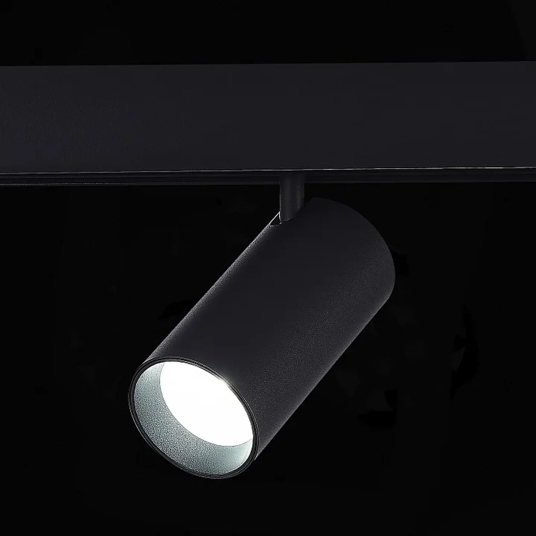 Магнитный трековый светильник SMART Черный LED 1*20W 2700K-6500K 1 800Lm Ra90 36° IP20 L135xW65xH10
