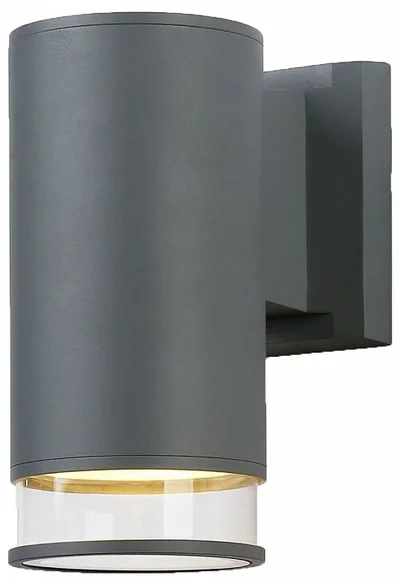Светильник уличный настенный архитектурный ST3818 GR/CL серый/прозрачный IP54 GU10 max 35W 187*90*160