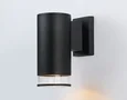 Светильник уличный настенный архитектурный ST3819 BK/CL черный/прозрачный IP54 GU10 max 35W 187*90*160