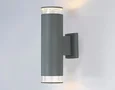 Светильник уличный настенный архитектурный ST3820/2 GR/CL серый/прозрачный IP54 GU10/2 max 35W 310*90*160