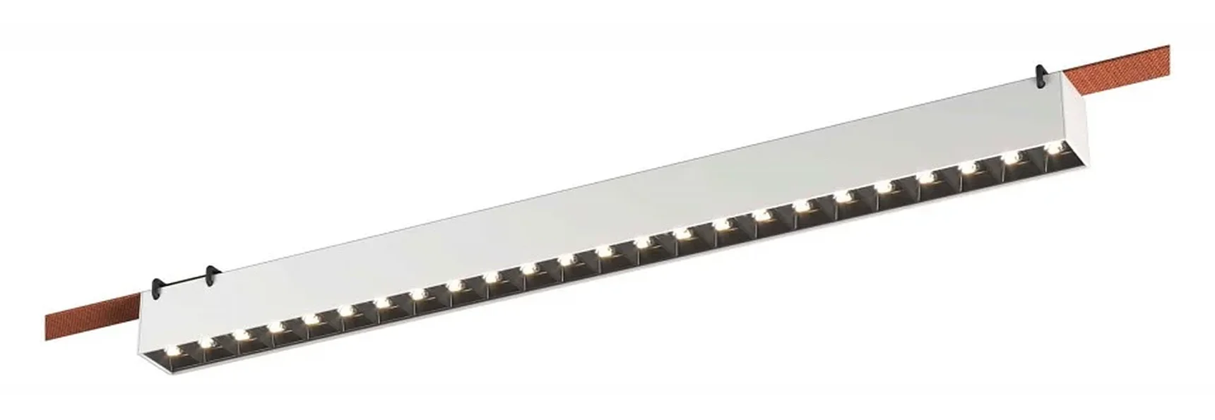 Светильник трековый Белый LED 1*24W 3000K 1 780Lm Ra90 24/40 IP20 L642xW40xH45 48V