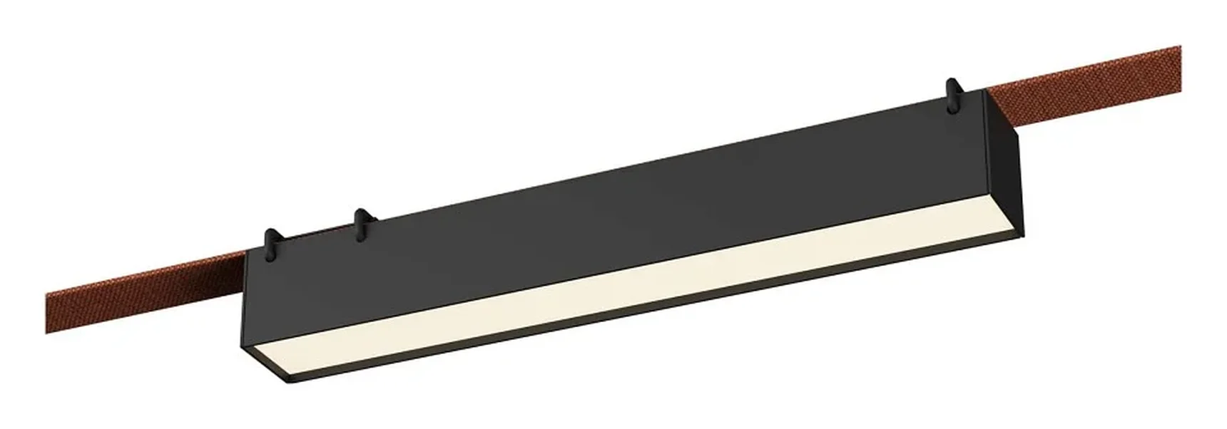 Светильник трековый Черный LED 1*12W 3000K 670Lm Ra90 120 IP20 L323xW40xH45 48V