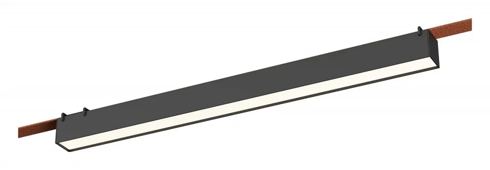 Светильник трековый Черный LED 1*24W 3000K 1 200Lm Ra90 120 IP20 L642xW40xH45 48V