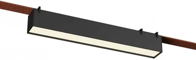 Светильник трековый Черный LED 1*12W 4000K 670Lm Ra90 120 IP20 L323xW40xH45 48V BAND