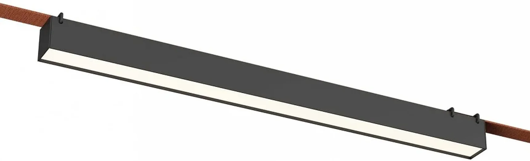 Светильник трековый Черный LED 1*24W 4000K 1 200Lm Ra90 120 IP20 L642xW40xH45 48V