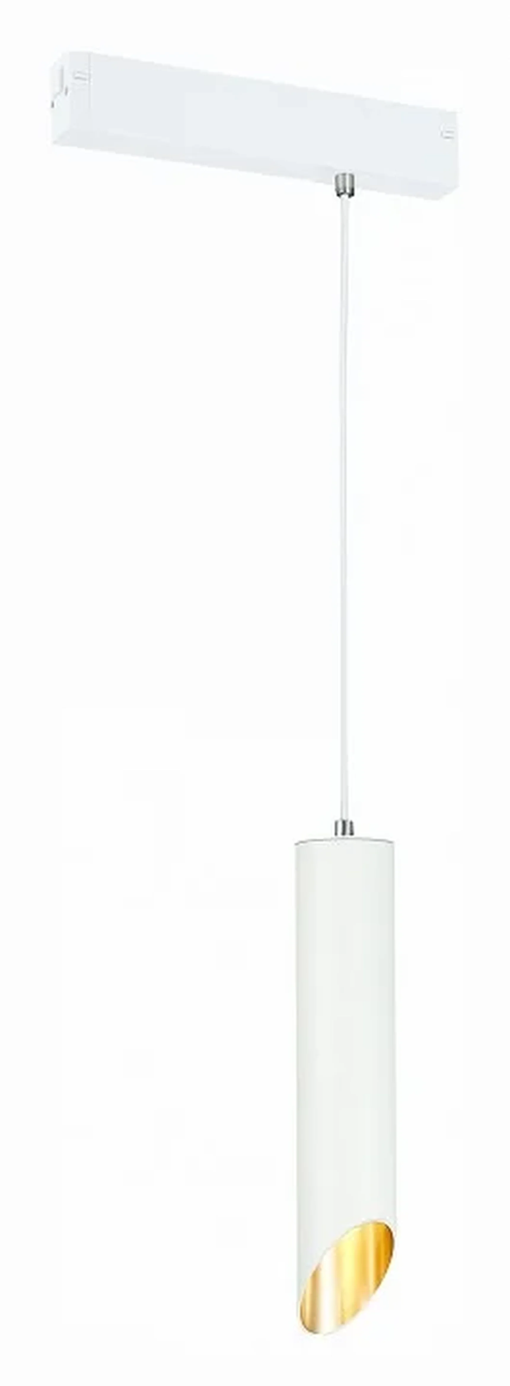 Светильник трековый Белый GU10 1*50W IP20 D60xH300 180-240V Без ламп