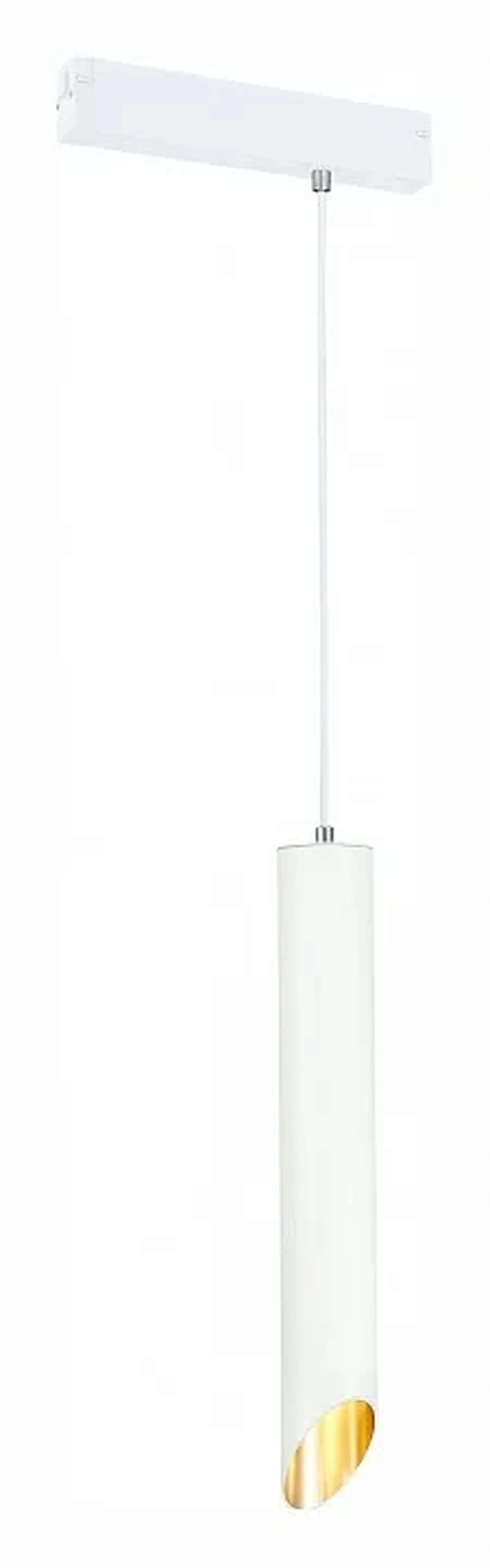 Светильник трековый Белый GU10 1*50W IP20 D60xH400 180-240V Без ламп