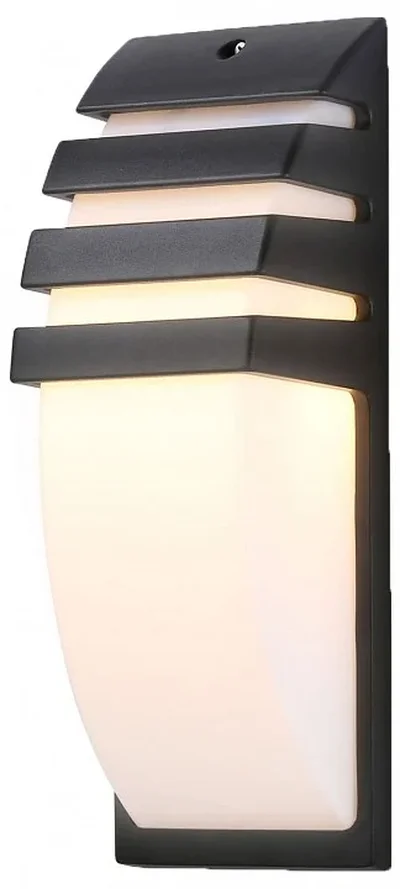 Светильник уличный настенный архитектурный ST5202 BK черный IP54 E27 max 40W 331*112*35