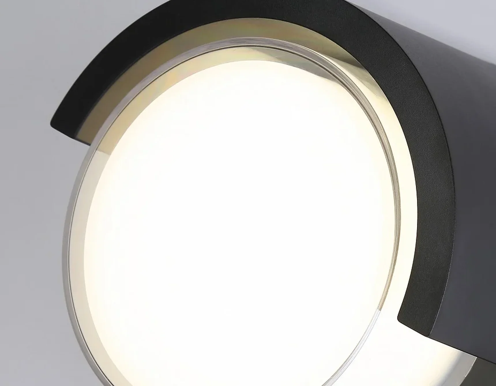 Светильник светодиодный уличный настенный архитектурный ST5231 BK черный IP65 LED 4200K 12W D169*100