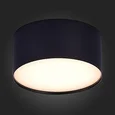 Светильник потолочный Черный LED 1*12W 3000K 1 080Lm Ra>85 120° IP20 D120xH55 185-265V