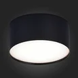Светильник потолочный Черный LED 1*12W 4000K 1 080Lm Ra>85 120° IP20 D120xH55 185-265V