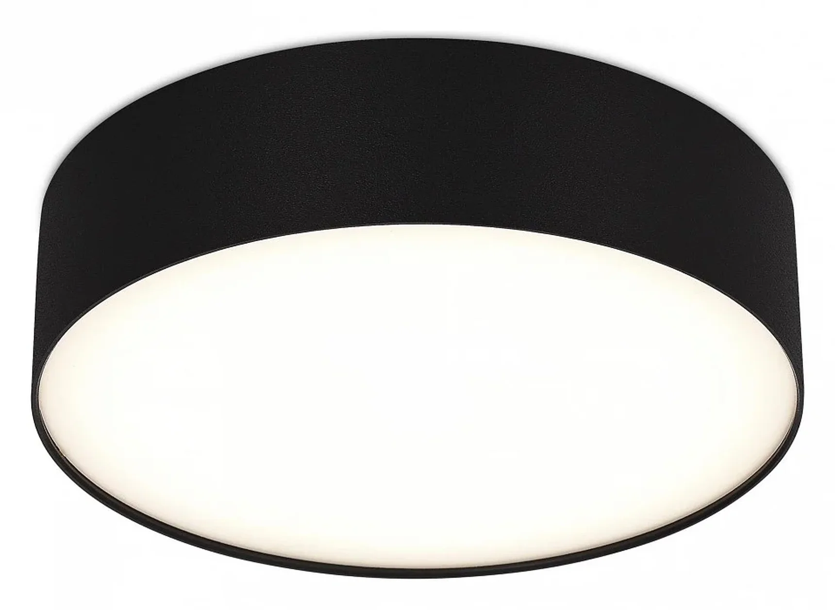 Светильник потолочный Черный LED 1*36W 4000K 3 240Lm Ra>90 120° IP20 D300xH55 220V
