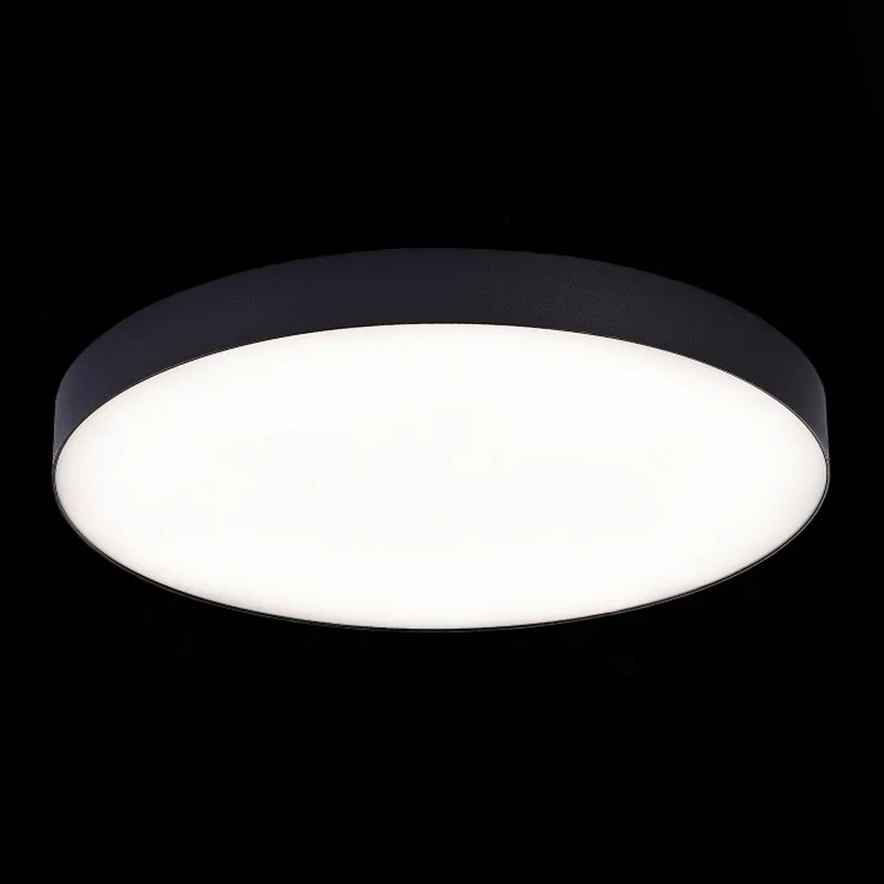 Светильник потолочный Черный LED 1*96W 4000K 8 640Lm Ra>85 120° IP20 D600xH55 185-265V