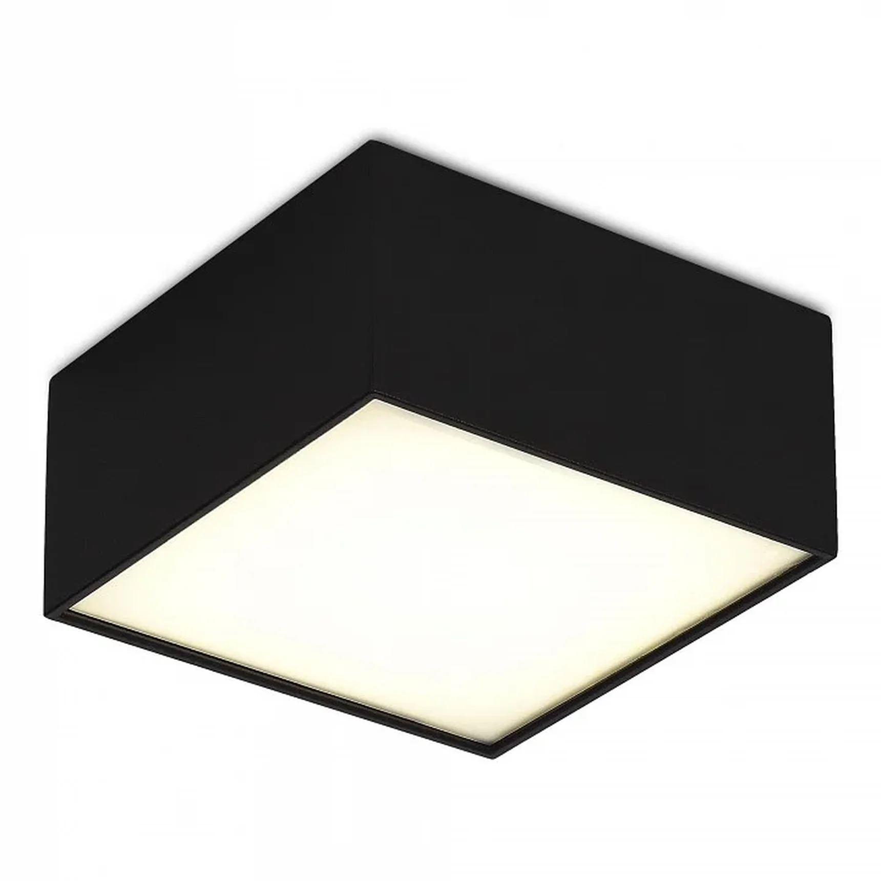 Светильник потолочный Черный LED 1*12W 4000K 1 080Lm Ra>90 120° IP20 L120xW120xH55 220V