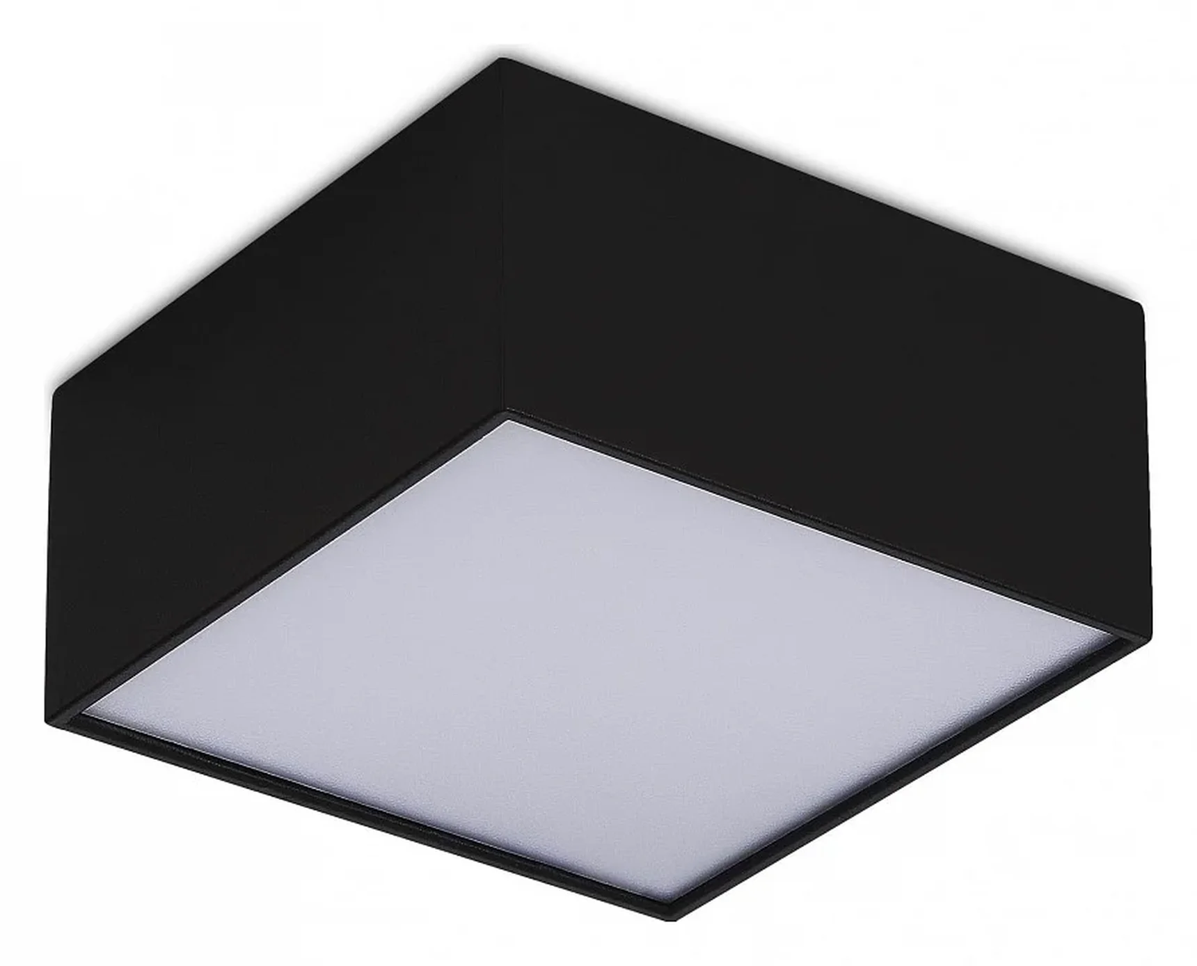 Светильник потолочный Черный LED 1*12W 4000K 1 080Lm Ra>90 120° IP20 L120xW120xH55 220V