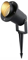 Светильник уличный в грунт ST6339 BK черный IP65 GU10 max 35W D92*315