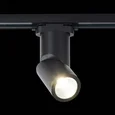 Светильник трековый Черный LED 1*10W 3000K 800Lm Ra>90 38° IP44 D60xH190 165-265V