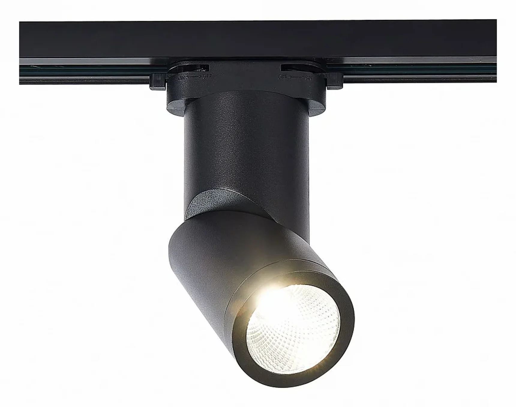 Светильник трековый Черный LED 1*10W 4000K 800Lm Ra>90 38° IP44 D60xH190 165-265V