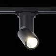 Светильник трековый Черный LED 1*10W 4000K 800Lm Ra>90 38° IP44 D60xH190 165-265V