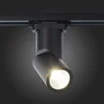 Светильник трековый Черный LED 1*10W 4000K 800Lm Ra>90 38° IP44 D60xH190 165-265V