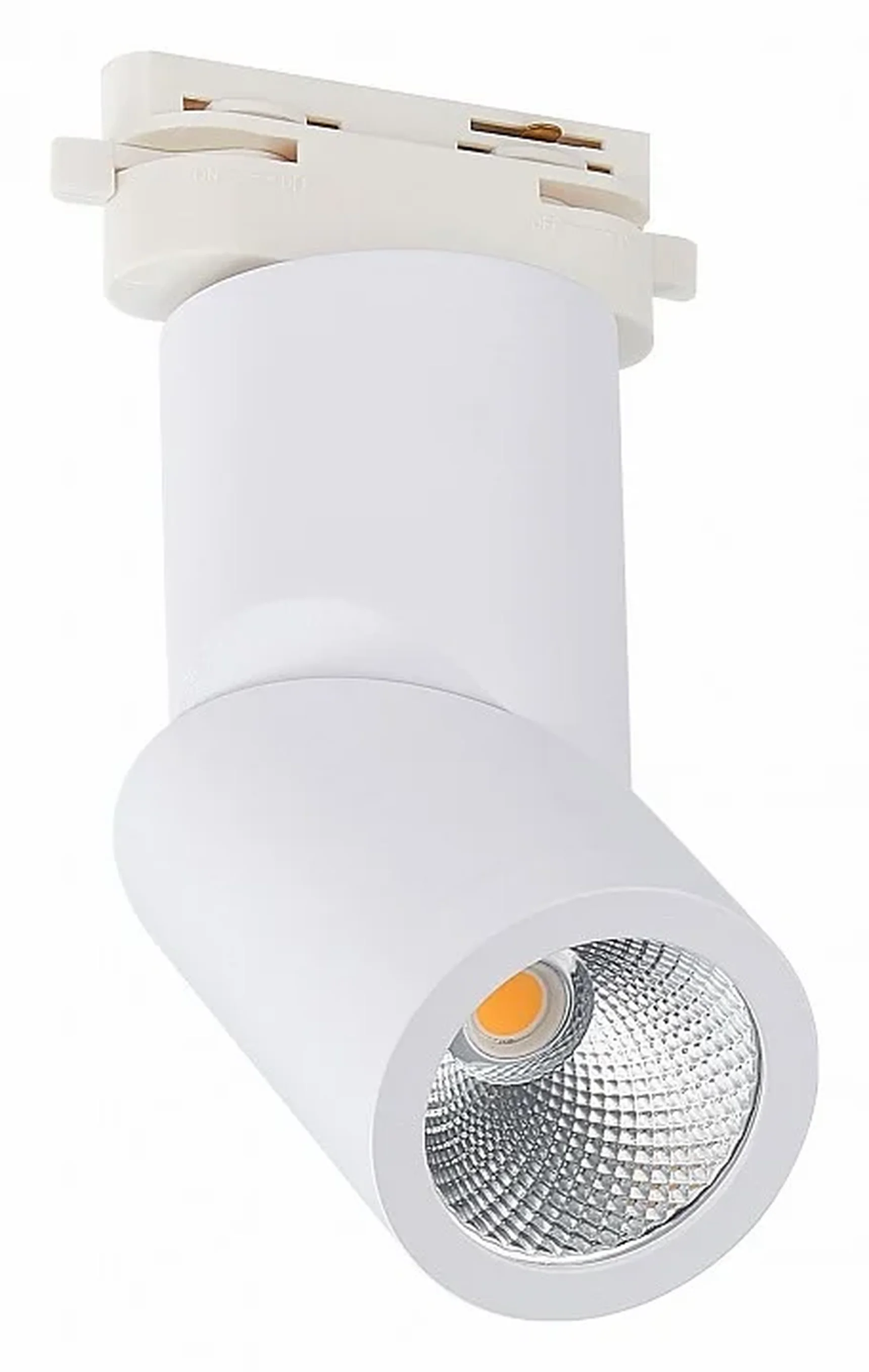 Светильник трековый Белый LED 1*10W 3000K 800Lm Ra>90 38° IP44 D60xH190 165-265V