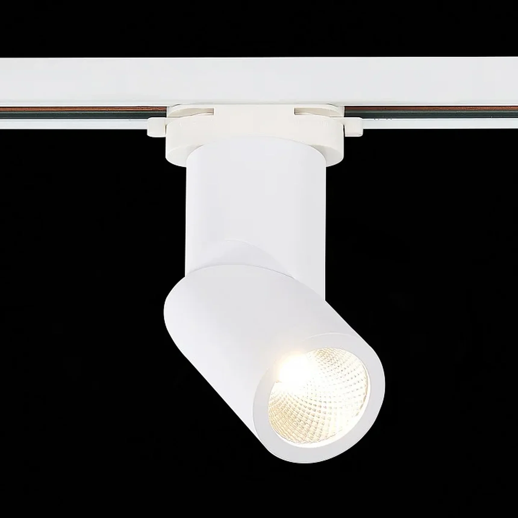 Светильник трековый Белый LED 1*10W 4000K 800Lm Ra>90 38° IP44 D60xH190 165-265V