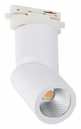 Светильник трековый Белый LED 1*10W 4000K 800Lm Ra>90 38° IP44 D60xH190 165-265V
