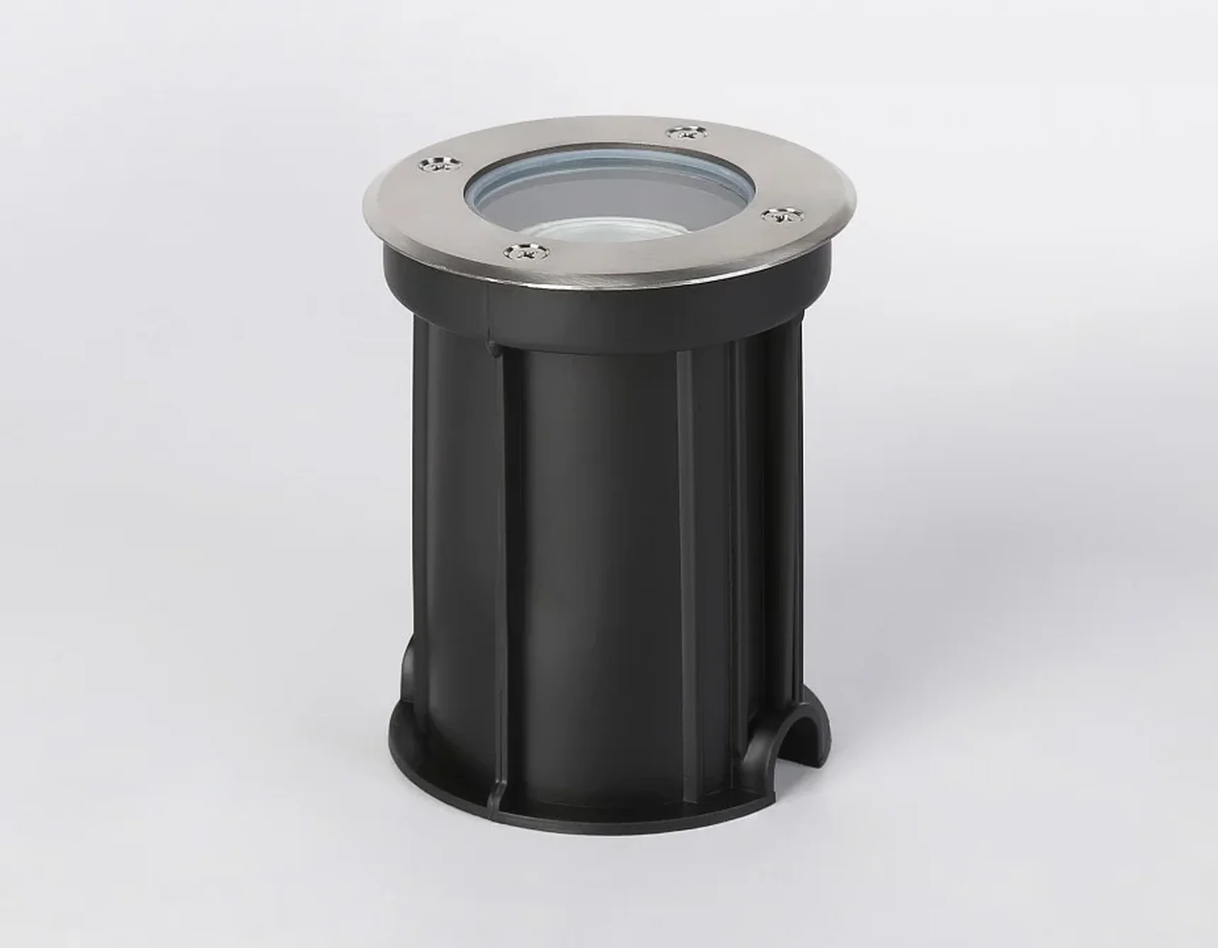 Светильник уличный в грунт ST6511 BK черный IP67 GU10 max 35W D108*135