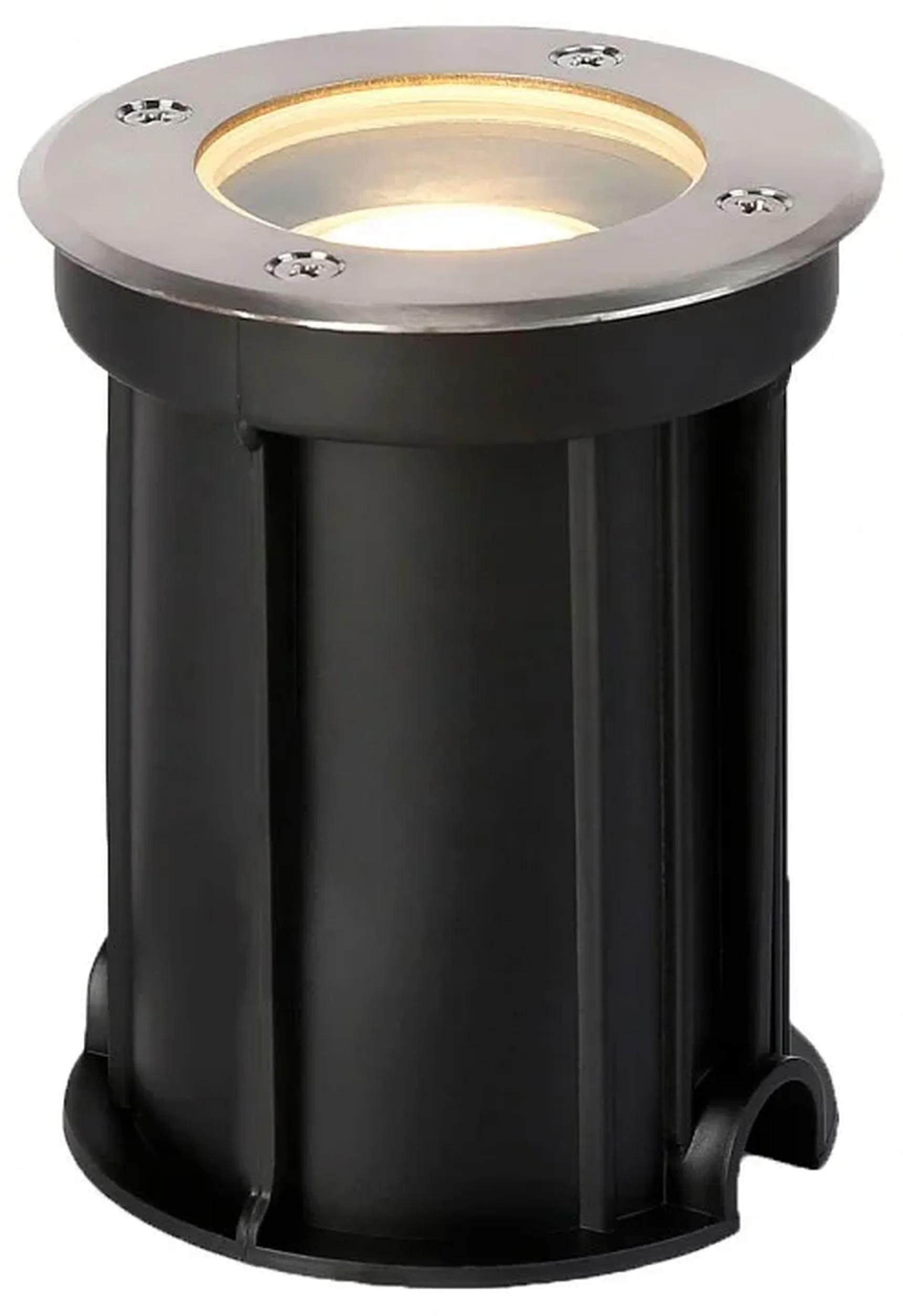 Светильник уличный в грунт ST6511 BK черный IP67 GU10 max 35W D108*135