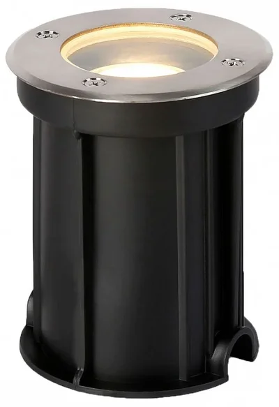 Светильник уличный в грунт ST6511 BK черный IP67 GU10 max 35W D108*135