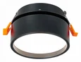 Встраиваемый поворотный светильник Черный LED 1*14W 3000K 1 100Lm Ra>90 120° IP20 D105xH68 170-240VV