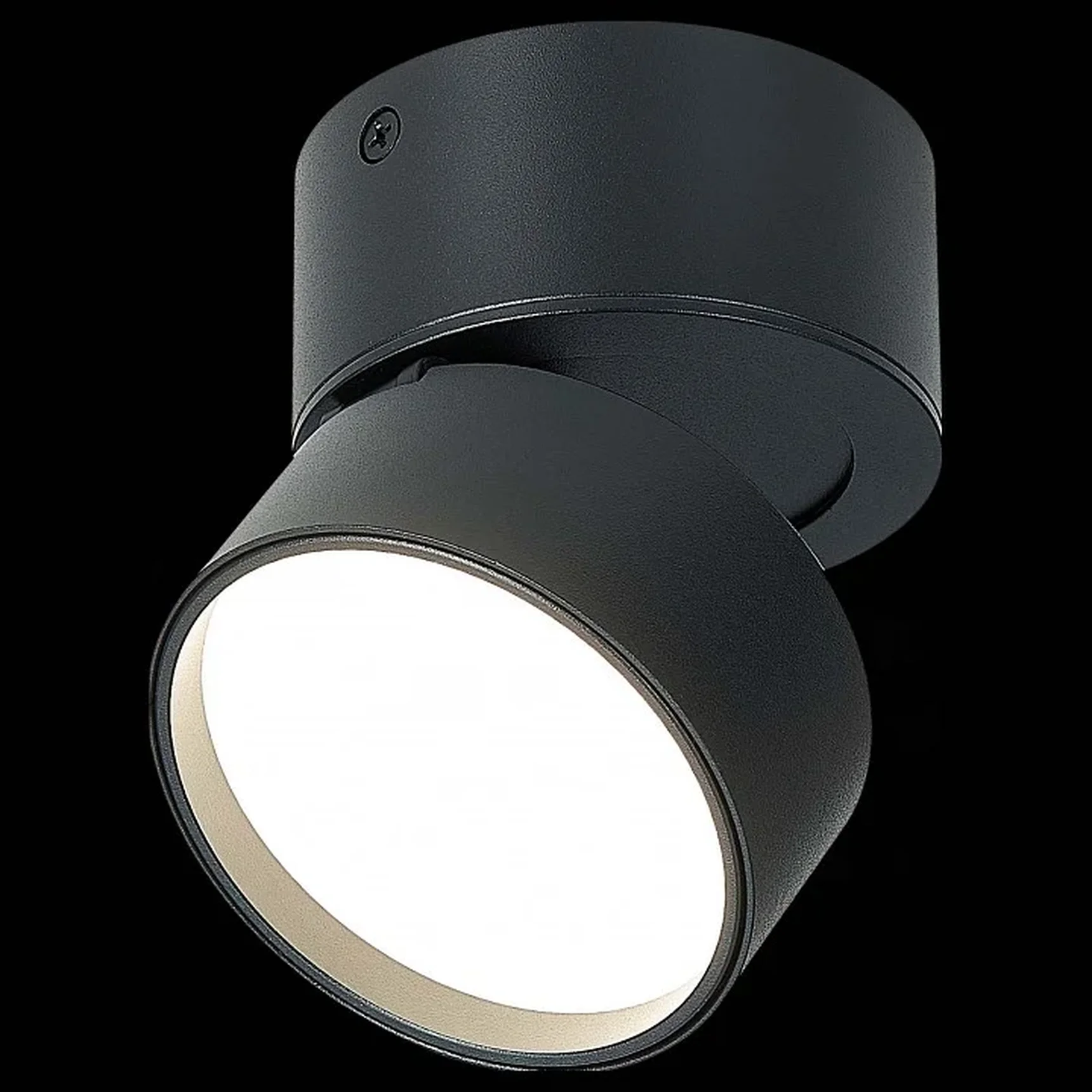 Светильник потолочный поворотный Черный LED 1*9W 4000K 720Lm Ra>90 120° IP20 D85xH87 170-240VV