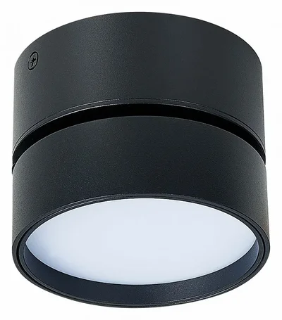 Светильник потолочный поворотный Черный LED 1*14W 4000K 1 100Lm Ra>90 120° IP20 D105xH88 170-240VV