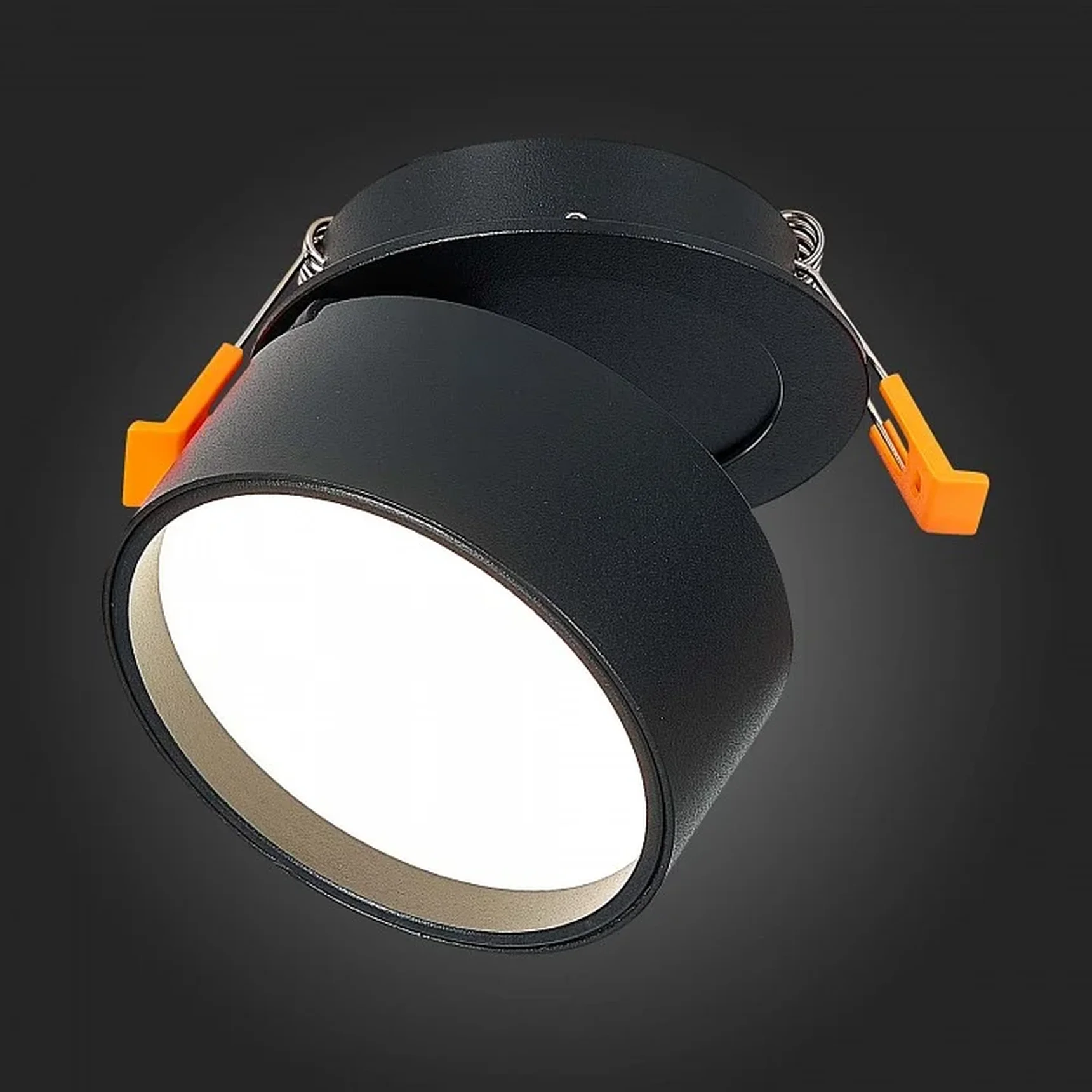 Встраиваемый поворотный светильник Черный LED 1*9W 4000K 720Lm Ra>90 120° IP20 D85xH68 170-240VV