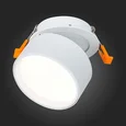 Встраиваемый поворотный светильник Белый LED 1*9W 4000K 720Lm Ra>90 120° IP20 D85xH68 170-240VV