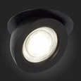 Светильник встраиваемый Черный LED 1*10W 3000K 850Lm Ra>90 38° IP20 D109xH60 180-240V