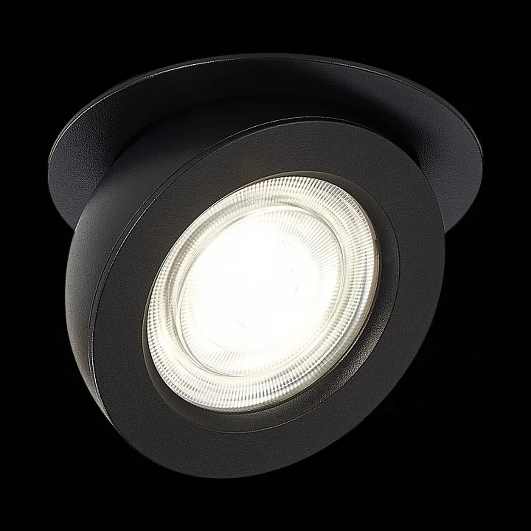 Светильник встраиваемый Черный LED 1*10W 4000K 850Lm Ra>90 38° IP20 D109xH60 180-240V