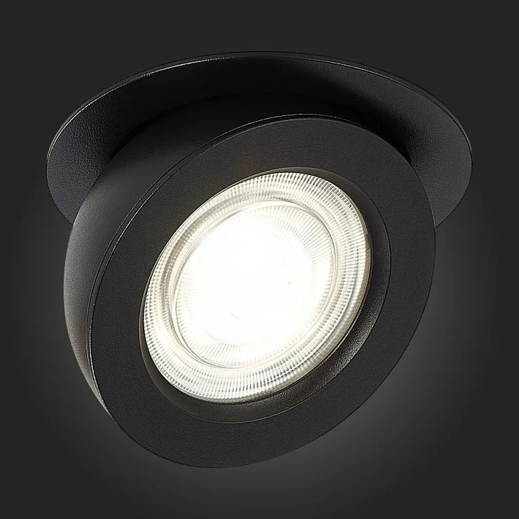 Светильник встраиваемый Черный LED 1*10W 4000K 850Lm Ra>90 38° IP20 D109xH60 180-240V