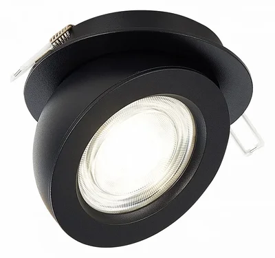 Светильник встраиваемый Черный LED 1*10W 4000K 850Lm Ra>90 38° IP20 D109xH60 180-240V