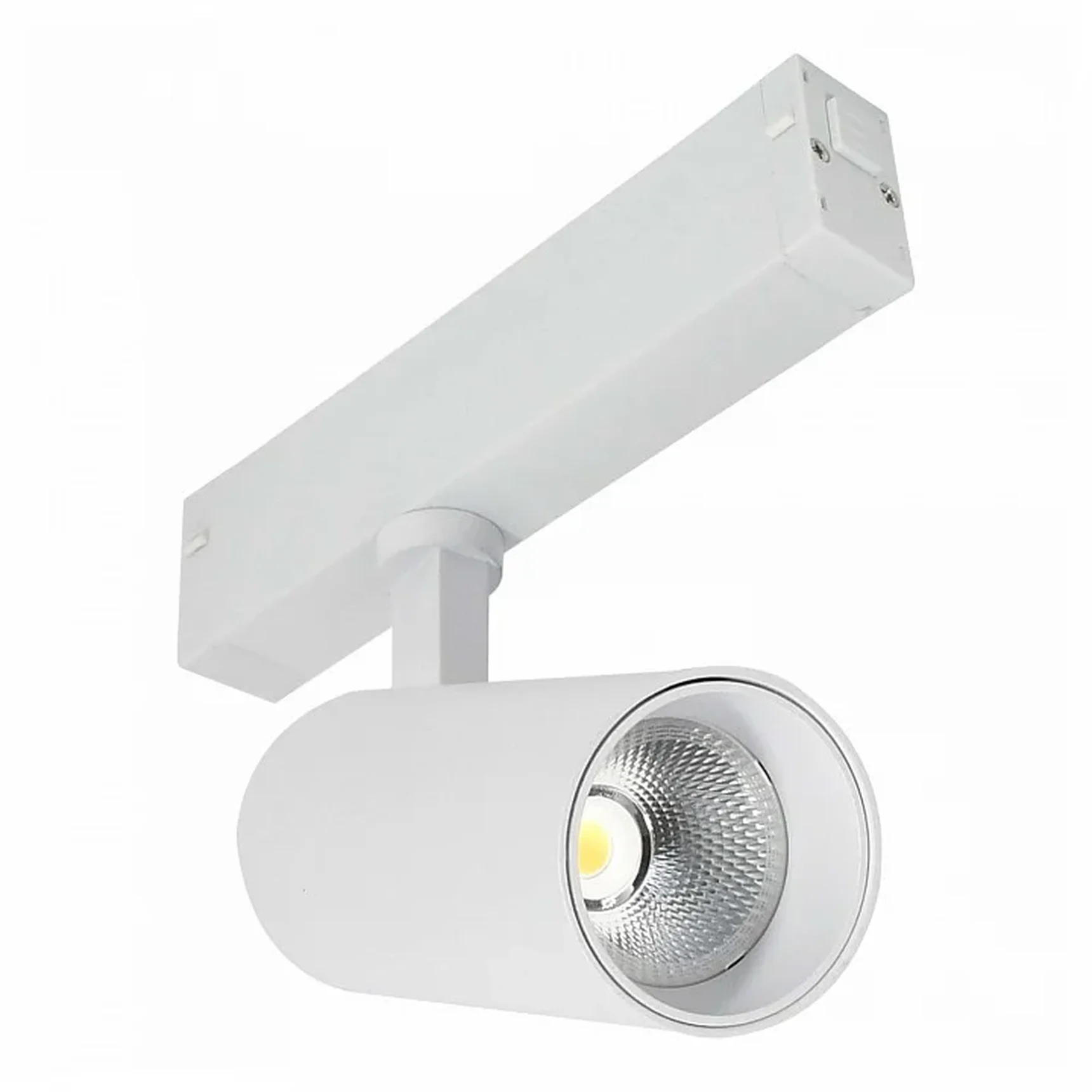 Светильник трековый Белый LED 1*10W 4000K 535Lm Ra36° 36° IP20 D40xH90 220V