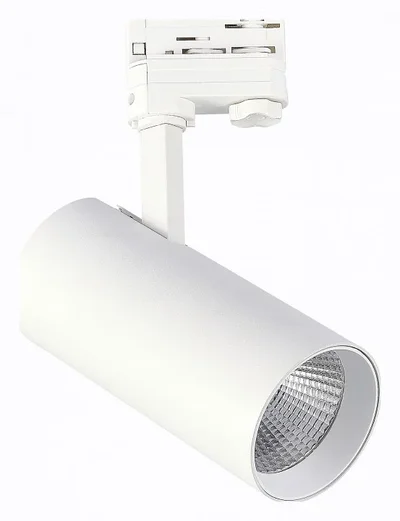 Светильник трековый Белый LED 1*40W 4000K 3 200Lm Ra>90 38° IP20 L190xW85xH265 165-265V