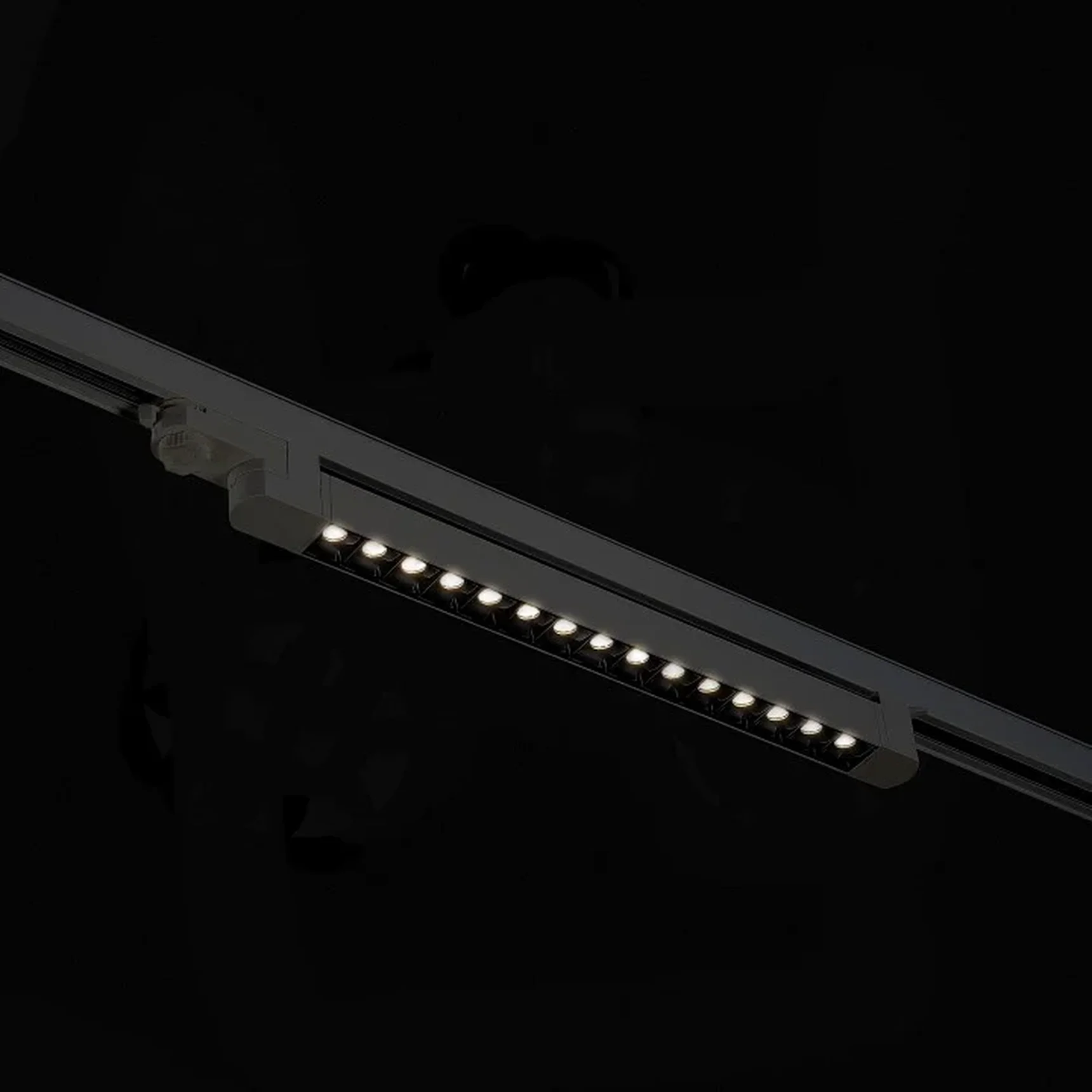 Светильник трековый Черный LED 1*15W 3000K 1 200Lm Ra>90 48° IP20 L535xW33xH73 165-265V