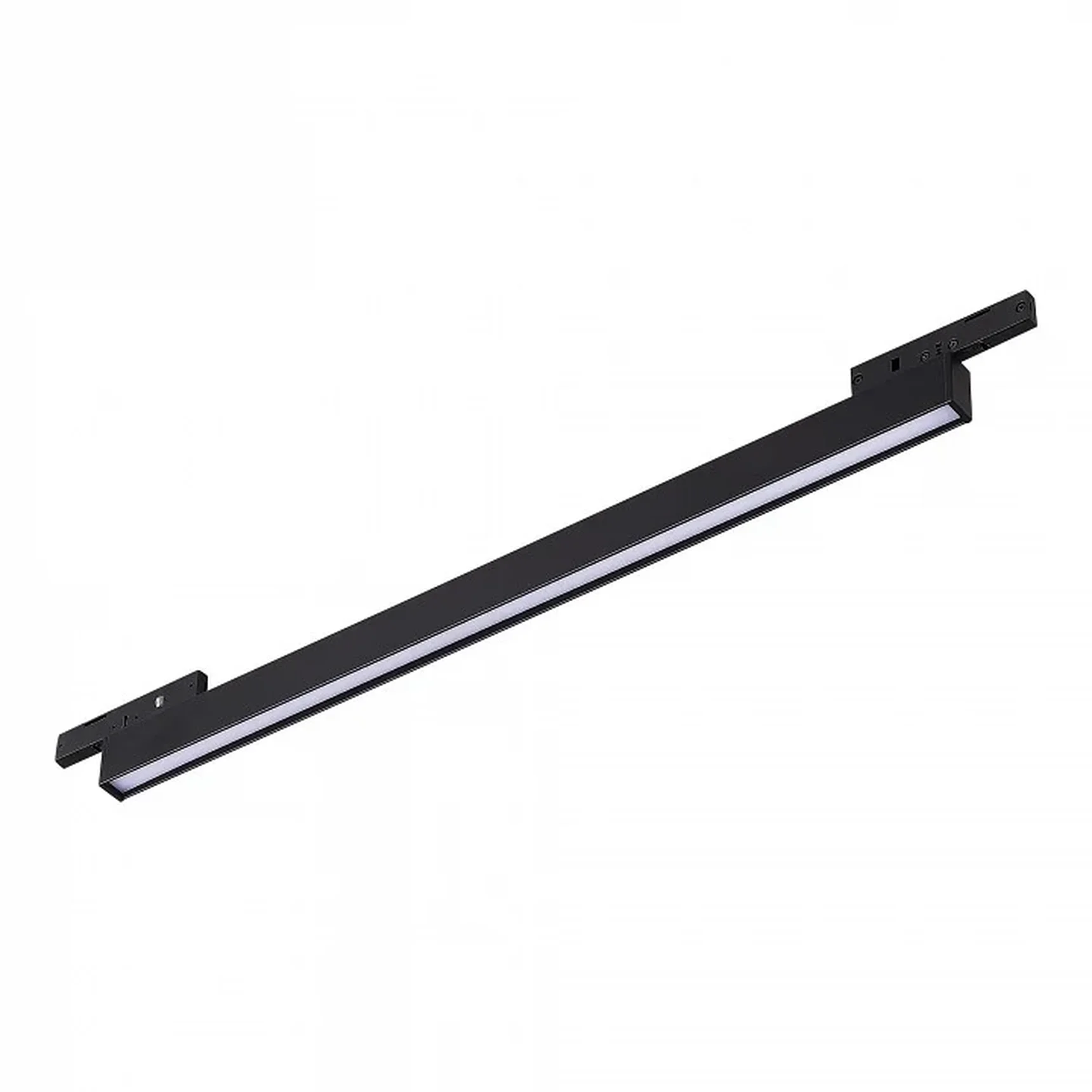 Магнитный трековый светильник Черный LED 1*8W 3000K 250Lm Ra>80 100° IP20 L300xW10xH18 24V