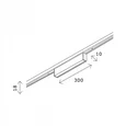 Магнитный трековый светильник Черный LED 1*8W 3000K 250Lm Ra>80 100° IP20 L300xW10xH18 24V