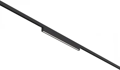 Магнитный трековый светильник Черный LED 1*8W 3000K 250Lm Ra>80 100° IP20 L300xW10xH18 24V
