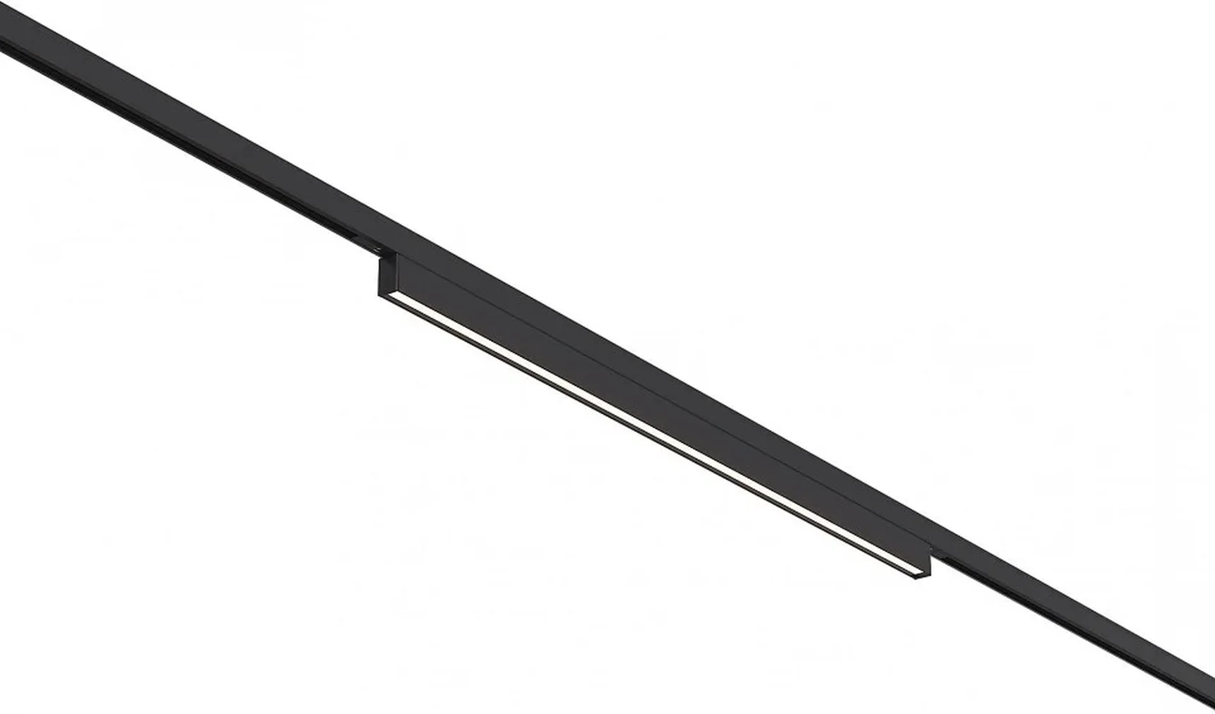 Магнитный трековый светильник Черный LED 1*12W 3000K 320Lm Ra>80 100° IP20 L450xW10xH18 24V