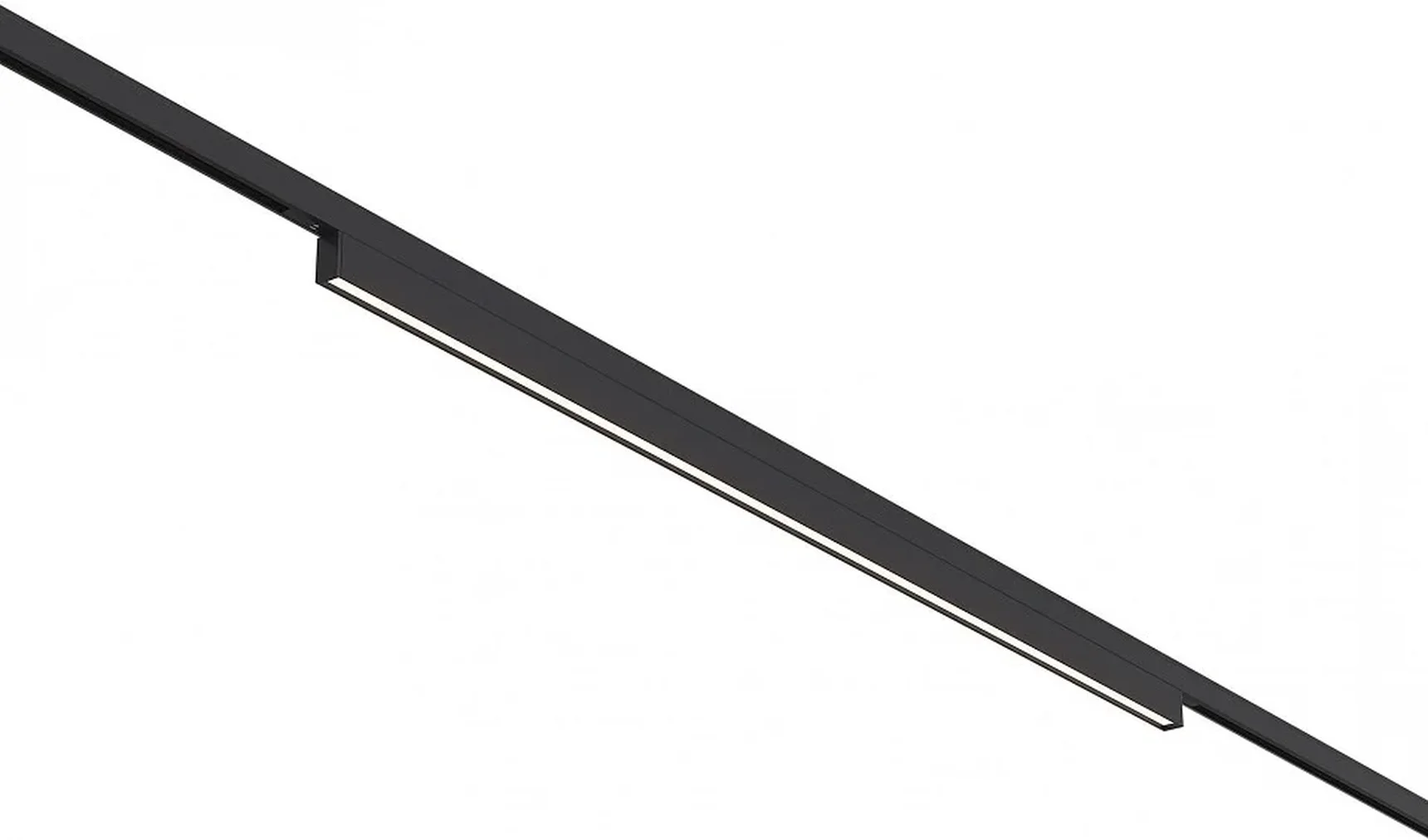 Магнитный трековый светильник Черный LED 1*16W 3000K 720Lm Ra>80 36° IP20 L600xW10xH18 24V