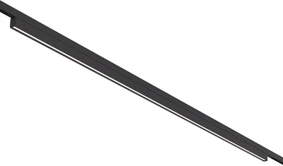 Магнитный трековый светильник Черный LED 1*21W 3000K 800Lm Ra>80 IP20 L900xW10xH18 24V