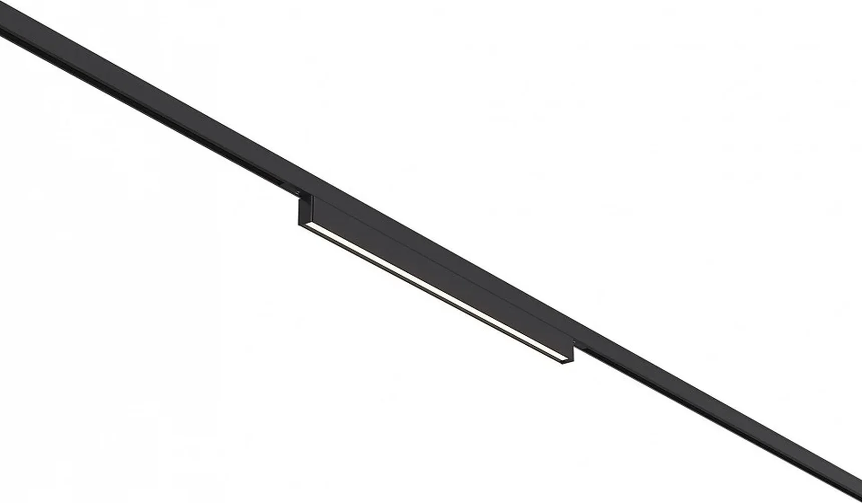 Магнитный трековый светильник Черный LED 1*8W 4000K 250Lm Ra>80 100° IP20 L300xW10xH18 24V
