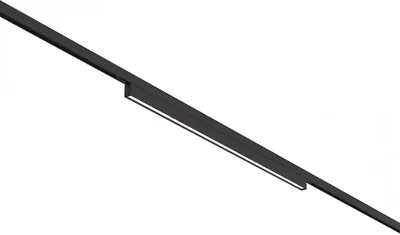 Магнитный трековый светильник Черный LED 1*12W 4000K 320Lm Ra>80 100° IP20 L450xW10xH18 24V